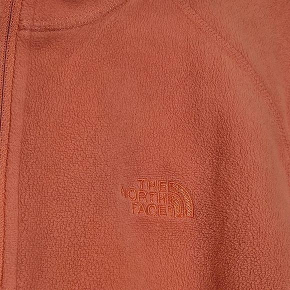 The North Face Glacier 1/4 Zip Fleece Pullover Wmns Medium Tropical Coral #A7YP - Picture 3 of 11